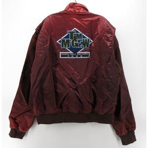 VINTAGE Tim McGraw Jacket XL Dancehall Doctors Tour Issued Satin Bomber